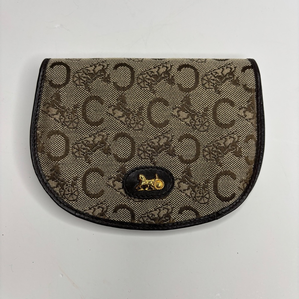 Celine Jacquard Canvas Wallet